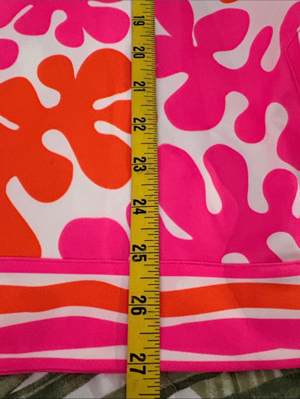 Gretchen Scott Split-Neck Tunic in Hot Pink & Orange XL - Picture 7 of 7